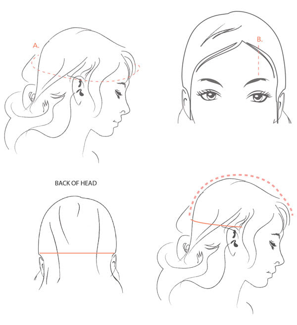 How to measure for a custom headpiece