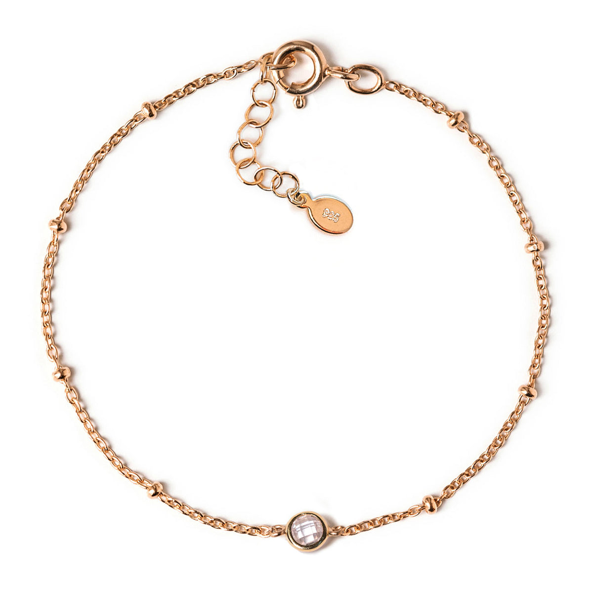 Crystal Bracelet, Dainty Bracelet,Rose Gold Bracelet – AMYO Jewelry