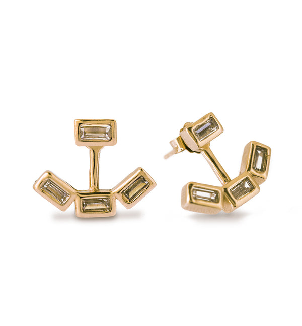 Earrings | Dainty Gold, Silver, Rose Gold Earrings | Amy O. Jewelry ...