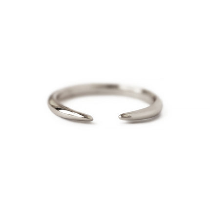 Silver Mini Claw Ring | Cage Silver Pave Ring | Amy O. Jewelry – AMYO ...