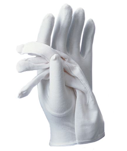 white church gloves