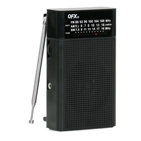 Image of QFX AM/FM/Shortwave 3-Band Pocket Radio