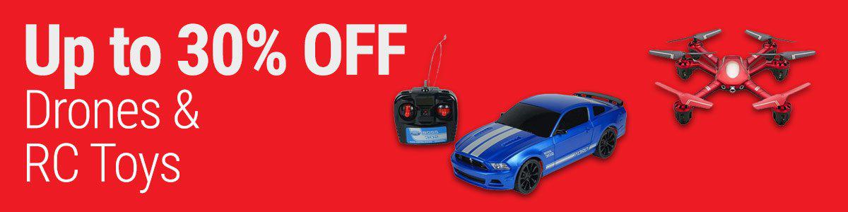 Up to 40% OFF Drones & RC Toys