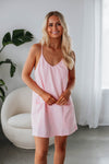 V-neck Cotton Spaghetti Strap Pocketed Romper