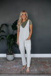 Pocketed Open-Back Scoop Neck Jumpsuit