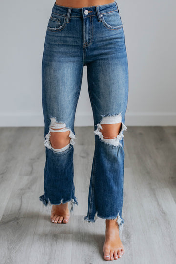 Risen High Rise Wide Cargo Jeans – TheDove'sNest