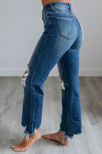 Shop Women Distressed Jeans, Denim