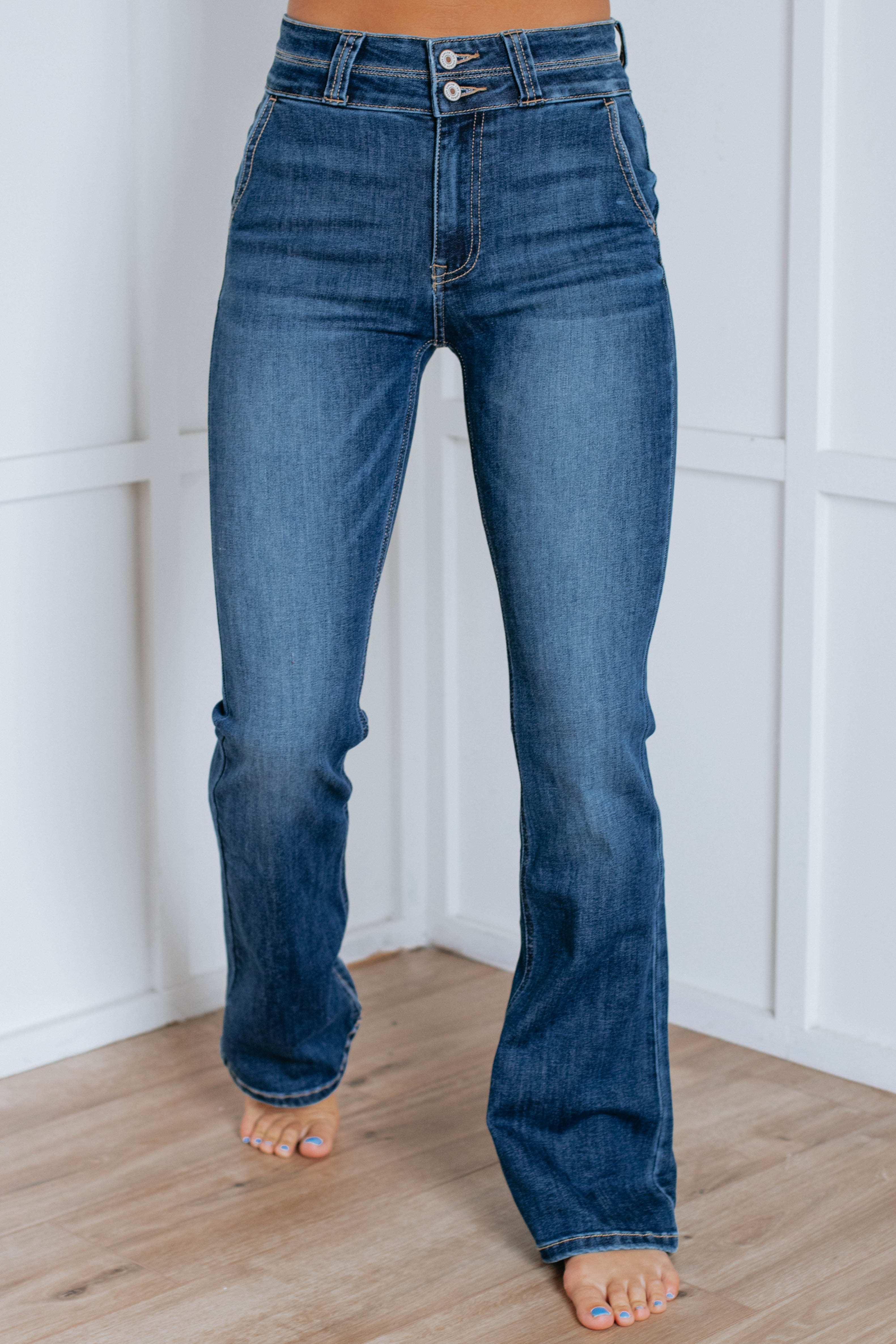 Image of Jaclyn Kan Can Bootcut Jeans