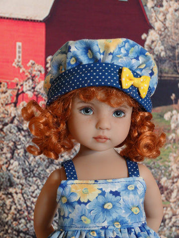 Field of Blue - dress, hat & sandals for Little Darling Doll – Darling ...