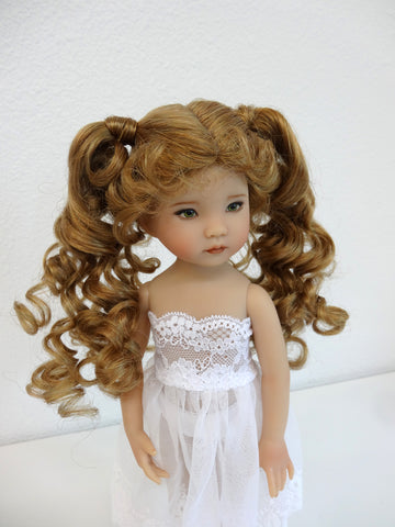 Patty Wig In Light Strawberry Blonde For Little Darling Dolls