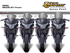 cbr250r double bubble visor