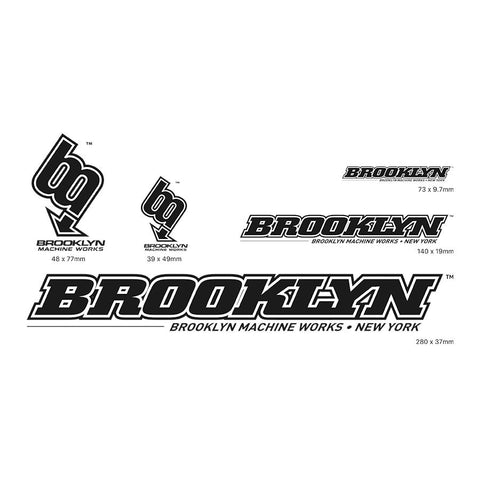 Brooklyn Machine Works Sticker Decals 