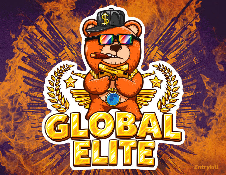 Global Elite Sticker Cs Go Dope Series 1 Entrykill Esports Gaming Streetwear Apparel