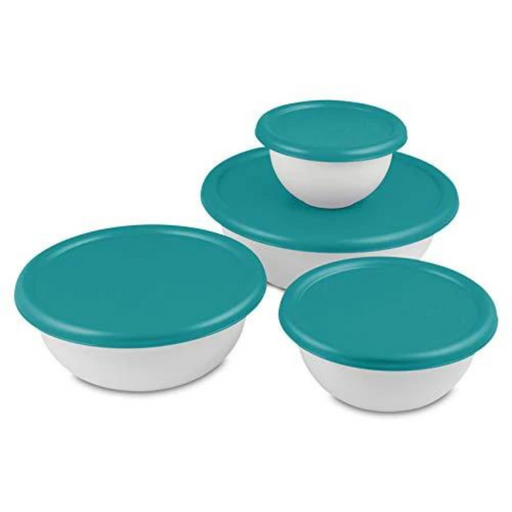 Sterilite Storage Containers with Domed Lid Chips & Dip, Veggies