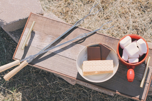 DIY rustic Plank and Mill peel and stick reclaimed wood outdoor space