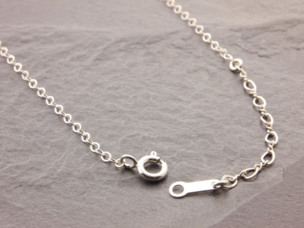Dainty 14K Gold Filled Intermittent Pipe Chain Necklace