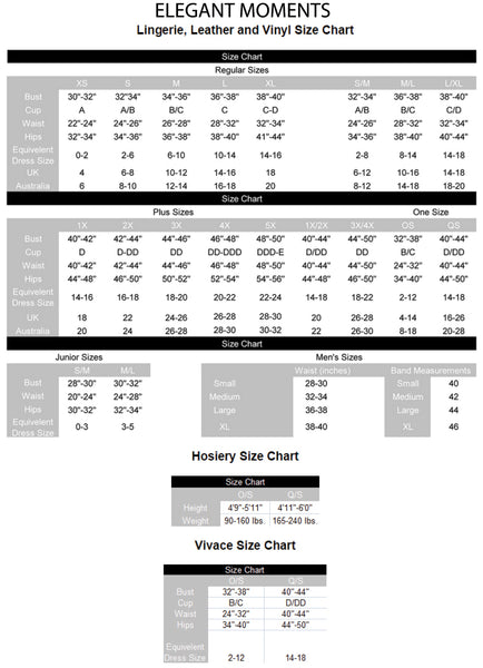 Size Charts – Yummy Look