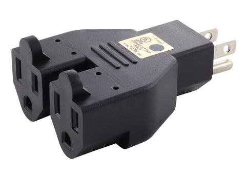 AC WORKS™ Brand Multi-Outlet Residential Power Adapter ADV104