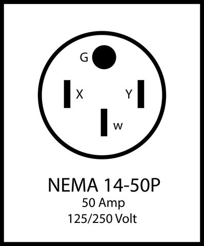 NEMA 14-50P, 50 Amp RV, aC WORKS