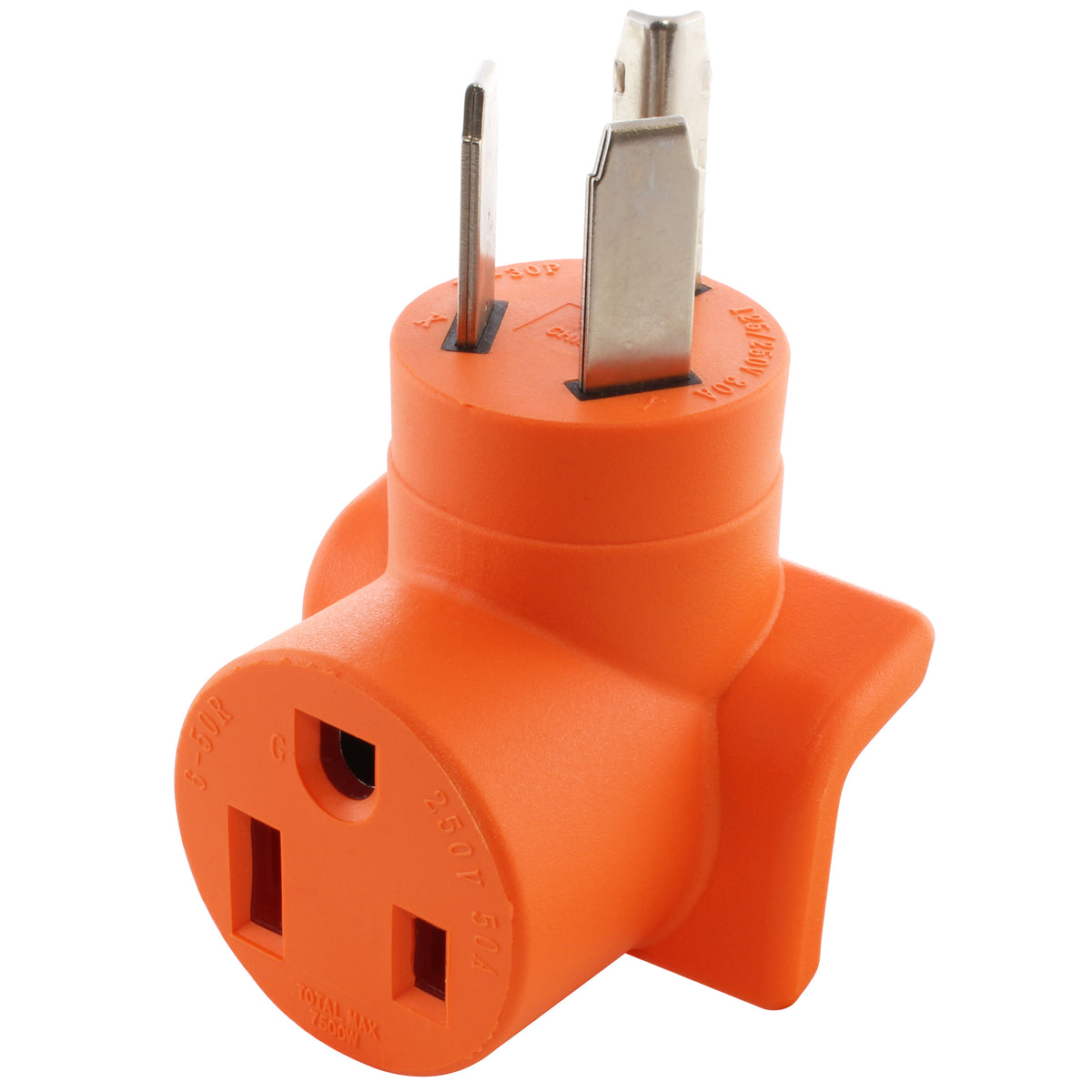 AC WORKS® 3-Prong 10-30 Dryer Plug to to 6-50 Welder Connector – AC