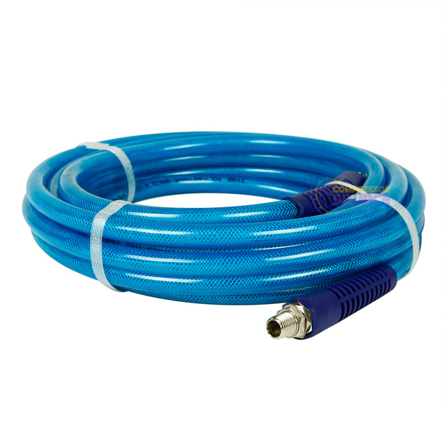 1/4 Inch Polyurethane Air Hose 1/4 Inch Male NPT Fittings 200 PSI 50 F –  compressor-source