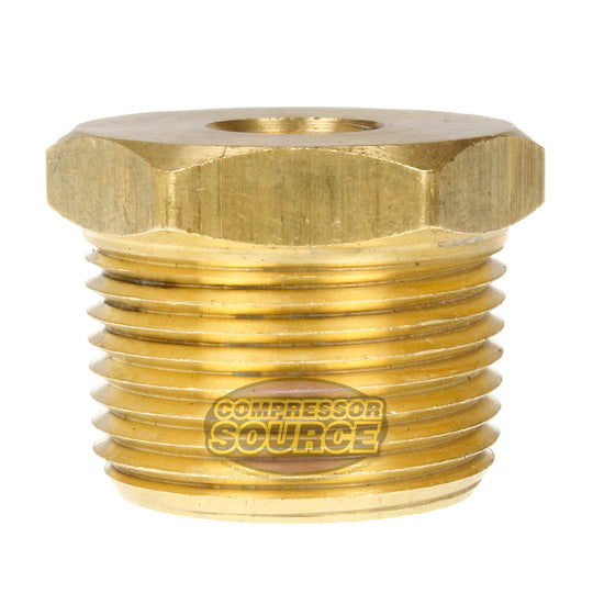 1/2 Compression Nut Hex Shape 11/16-20 Thread Size Solid Brass Fitting New