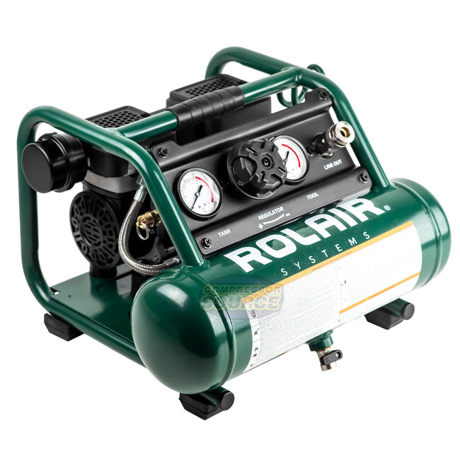 Rolair JC10 Plus 2.5 Gallon Portable Electric Air Compressor for Tires and  Tools 