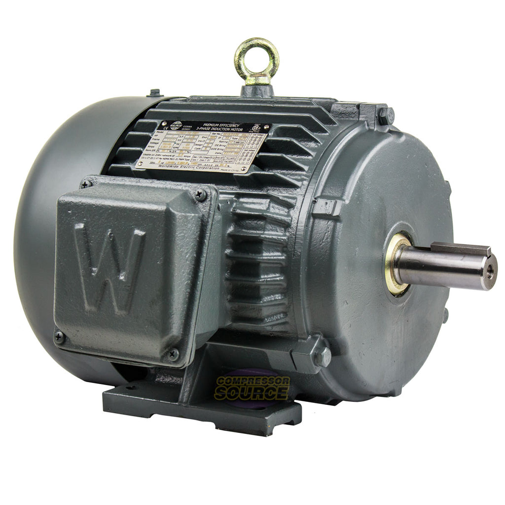 10 hp 3 phase motor amps