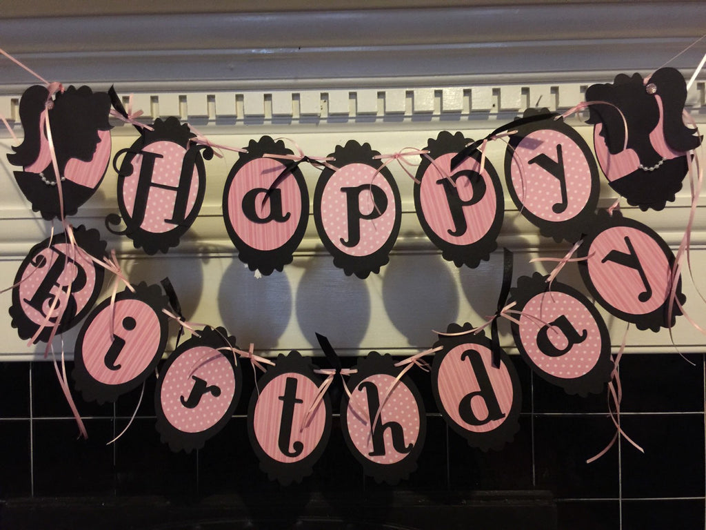 barbie birthday banner