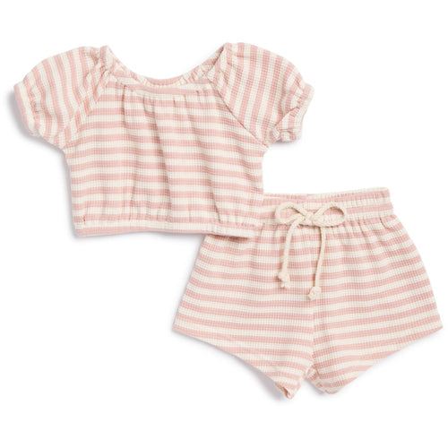 Ava + Oliver Bibs Isla Set in Blush Stripe Isla Set in Blush Stripe | Ava + Oliver at sungkyulgapa  sungkyulgapa