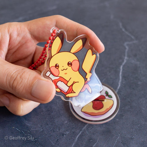 Geoffrey Siu Art Stationary Pika Keychain & Stand Pika Keychain & Stand | Geoffrey Siu at sungkyulgapa sungkyulgapa