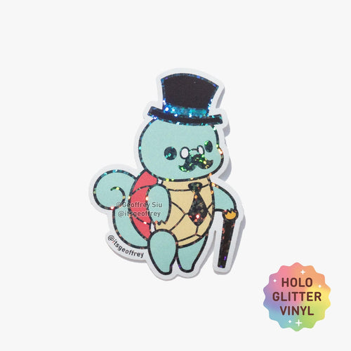 Geoffrey Siu Art Stationary Squiretle Glitter Sticker Squiretle Glitter Sticker | Geoffrey Siu Art at sungkyulgapa sungkyulgapa