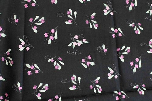 Kaulumaika Fabric Poplin Fabric in Pua Aalii Poplin Fabric in Pua Aalii | Kaulumaika at sungkyulgapa sungkyulgapa