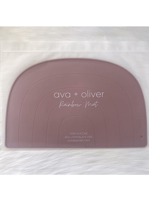 Ava + Oliver Placemats Rainbow Placement in Rosewood sungkyulgapa