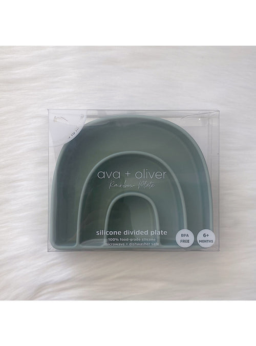 Ava + Oliver Plates Rainbow Plate in Mint sungkyulgapa