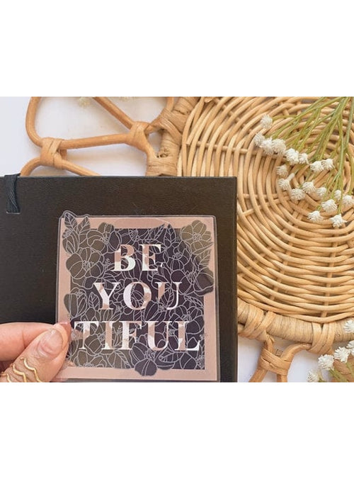 bujoBAE Stationary Be YOU tiful Clear Sticker Be YOU tiful Clear Sticker | BujoBae | sungkyulgapa sungkyulgapa