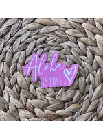 DYY Creations Gift Aloha is Love Sticker sungkyulgapa