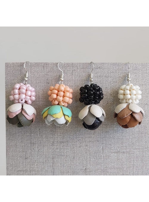 Haru Palette Jewelry Emily Earrings Leather Earrings | Emily Earrings | Haru Palette at sungkyulgapa sungkyulgapa