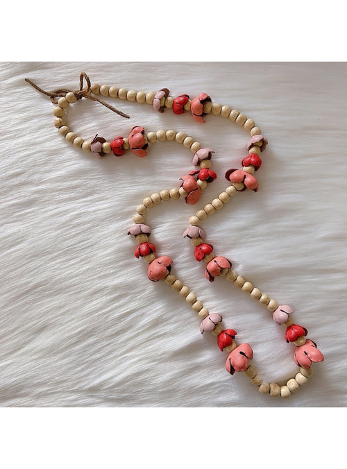 Haru Palette Jewelry Forever Lei Leather and Wooden Bead Necklace Forever Lei Leather and Wooden Bead Necklace | Haru Palette at sungkyulgapa sungkyulgapa
