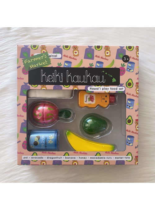 Keiki Kaukau Keiki Hawai‘i Farmer's Market Play Food Set MORE Keiki Kaukau Food Set | Hawaii Toys and Puzzles sungkyulgapa