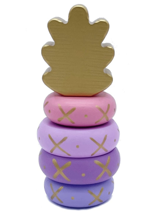 Keiki Kaukau Keiki Pink Pineapple Stacking Toy Pineapple Stacker | Hawaii Toys and Puzzles sungkyulgapa