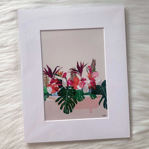 Kris Hawaii Home Flower Tub Art Print (5 x 7) Flower Tub Art Print (5 x 7) | Kris Hawaii | sungkyulgapa sungkyulgapa