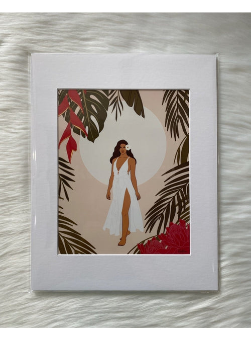 Kris Hawaii Home Full Moon Energy Art Print (8 x 10) Full Bloom Art Print (8 x 10) | Kris Hawaii | sungkyulgapa sungkyulgapa