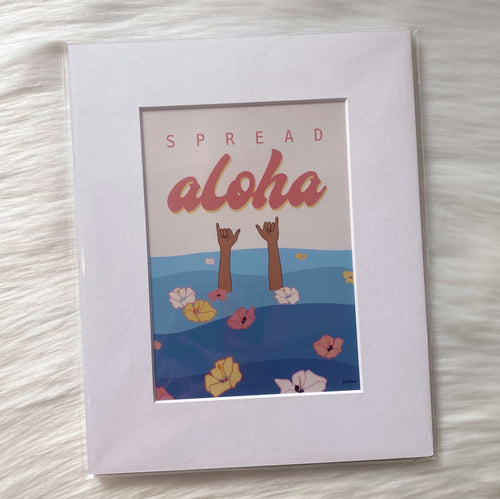 Kris Hawaii Home Spread Aloha Art Print (5 x 7) Spread Aloha Art Print (5 x 7) | Kris Hawaii | sungkyulgapa sungkyulgapa