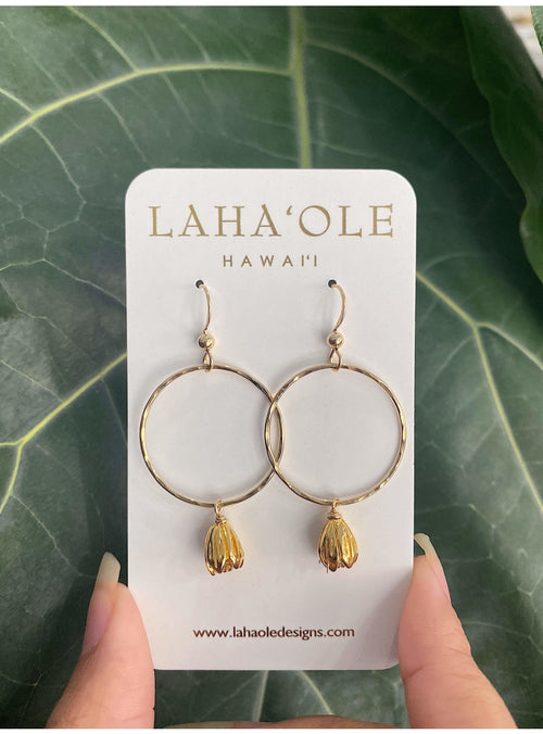 Laha’ole Jewelry Vermeil Small Pīkake Hoops - 2020 Collection Pikake Hoop Earrings | Handmade Hawaiian Jewelry | sungkyulgapa sungkyulgapa