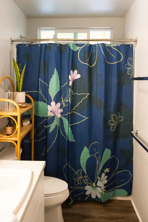 Mahina Made Home Shower Curtain in Naupaka Shower Curtain in Naupaka l Mahina Made l sungkyulgapa sungkyulgapa
