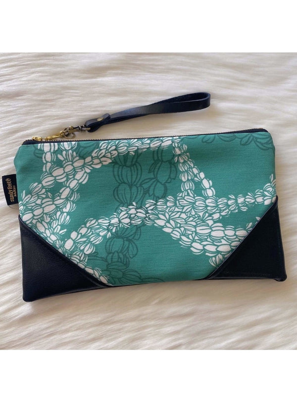 Large Clutch Bag - Greens