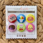 Tiny Hearts Gift Local Treats Tiny Hearts Magnet Set Foodie Magnets | Handmade Fridge Magnets | Tiny Hearts sungkyulgapa
