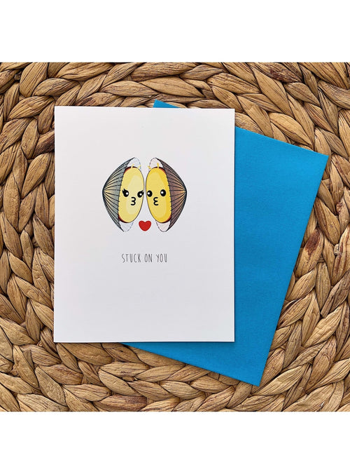 Tiny Hearts Gift Stuck on You Card Honu Sticker | Sea Turtle Vinyl Sticker | Tiny Hearts at sungkyulgapa sungkyulgapa