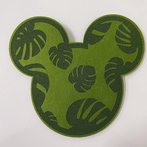 Workshop 28 Home Moss Monstera Mouse Felt Coaster Monstera Mouse Felt Coaster | Workshop 28 at sungkyulgapa sungkyulgapa